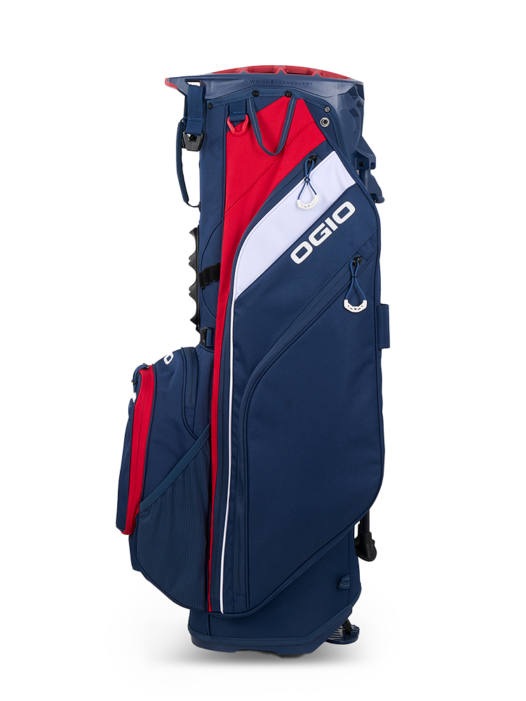 OGIO Woode Hybrid Stand Bag - Red/White/Blue
