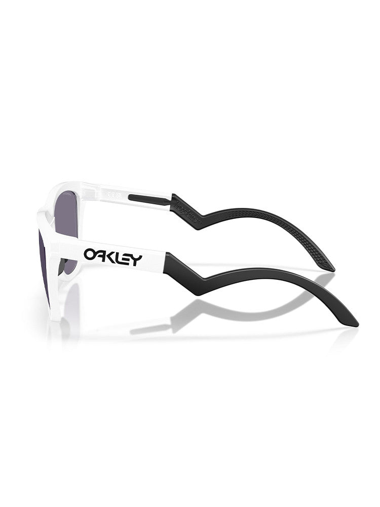 Oakley Frogskins Hybrid Sunglasses - Matte White w/ Prizm Grey