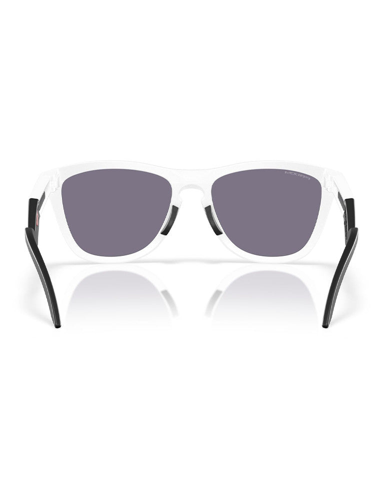 Oakley Frogskins Hybrid Sunglasses - Matte White w/ Prizm Grey