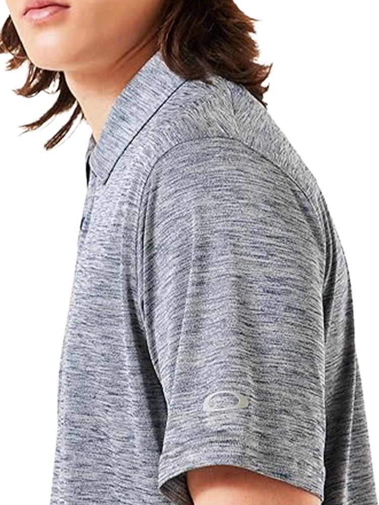 Oakley Aero Hydrolix Polo - Abyss/Cement Heather