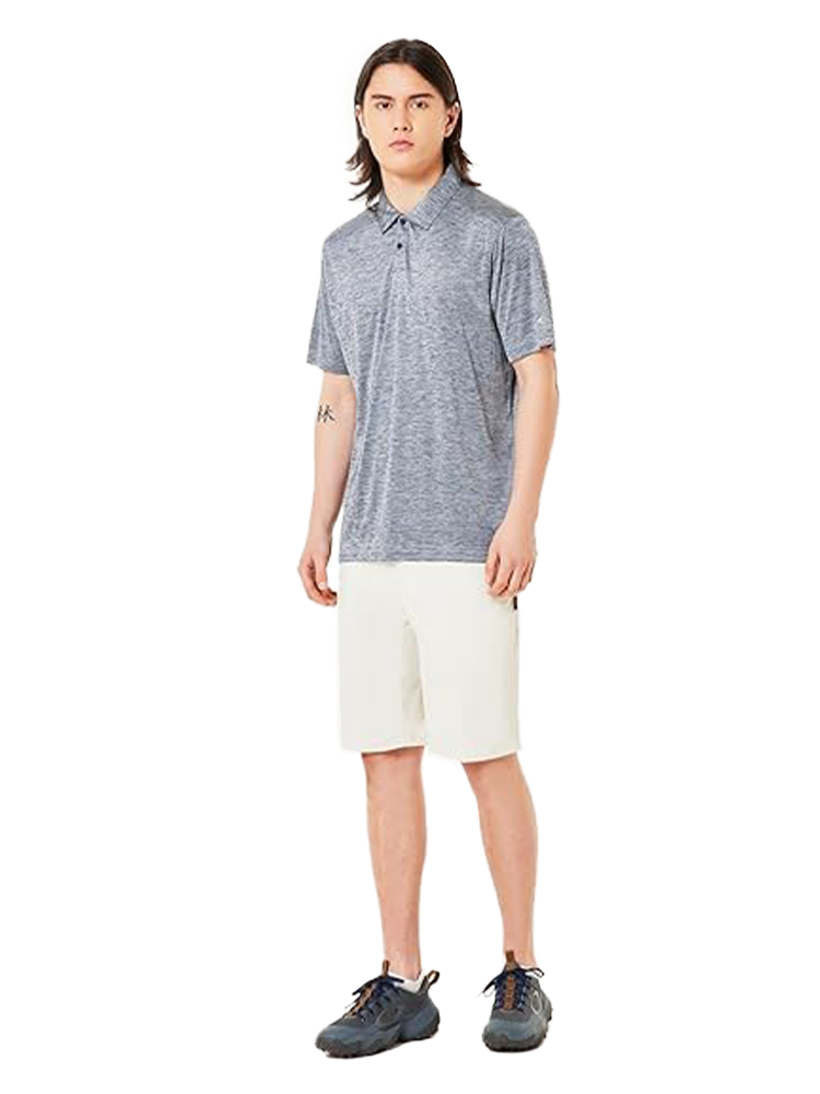 Oakley Aero Hydrolix Polo - Abyss/Cement Heather