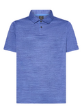 Oakley Aero Hydrolix Polo - Crystal/Blue Heather