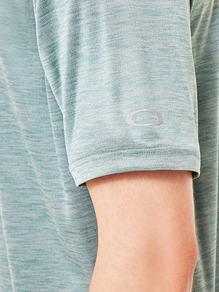 Oakley Aero Hydrolix Polo - Pacific/Cement Heather