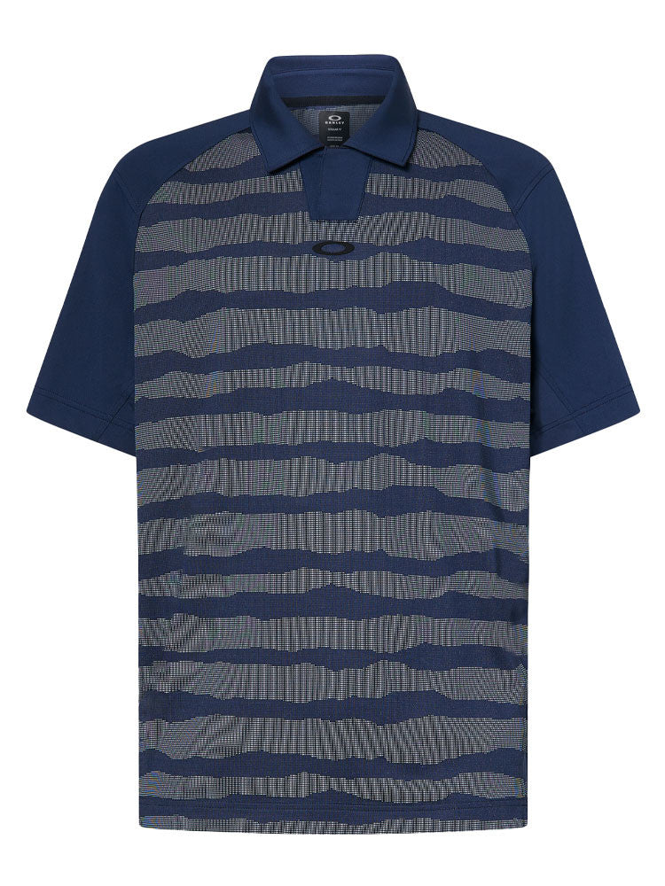 Oakley C1 Wave Length Stripe Polo - Abyss