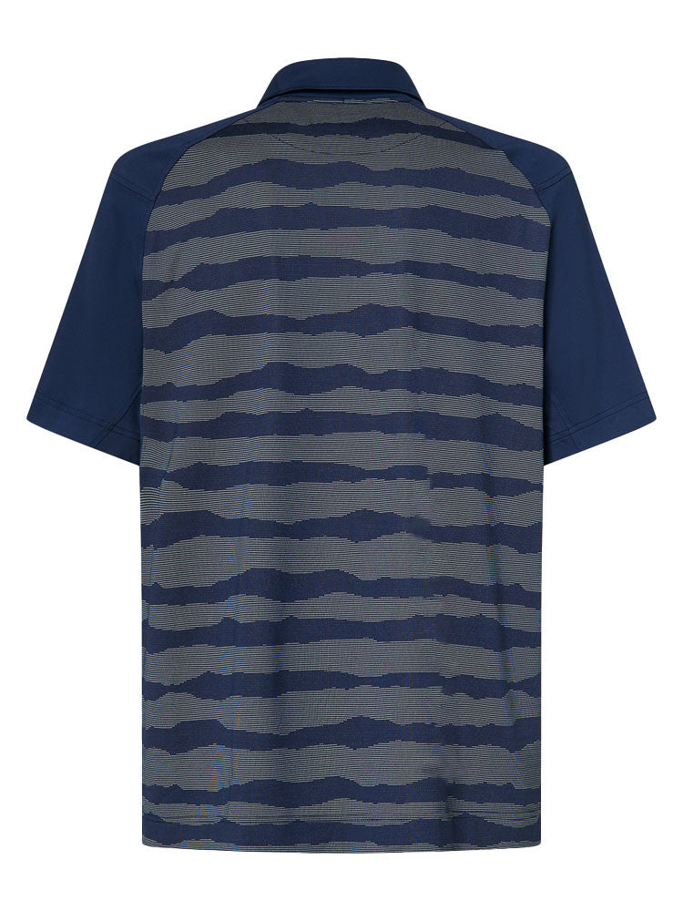 Oakley C1 Wave Length Stripe Polo - Abyss