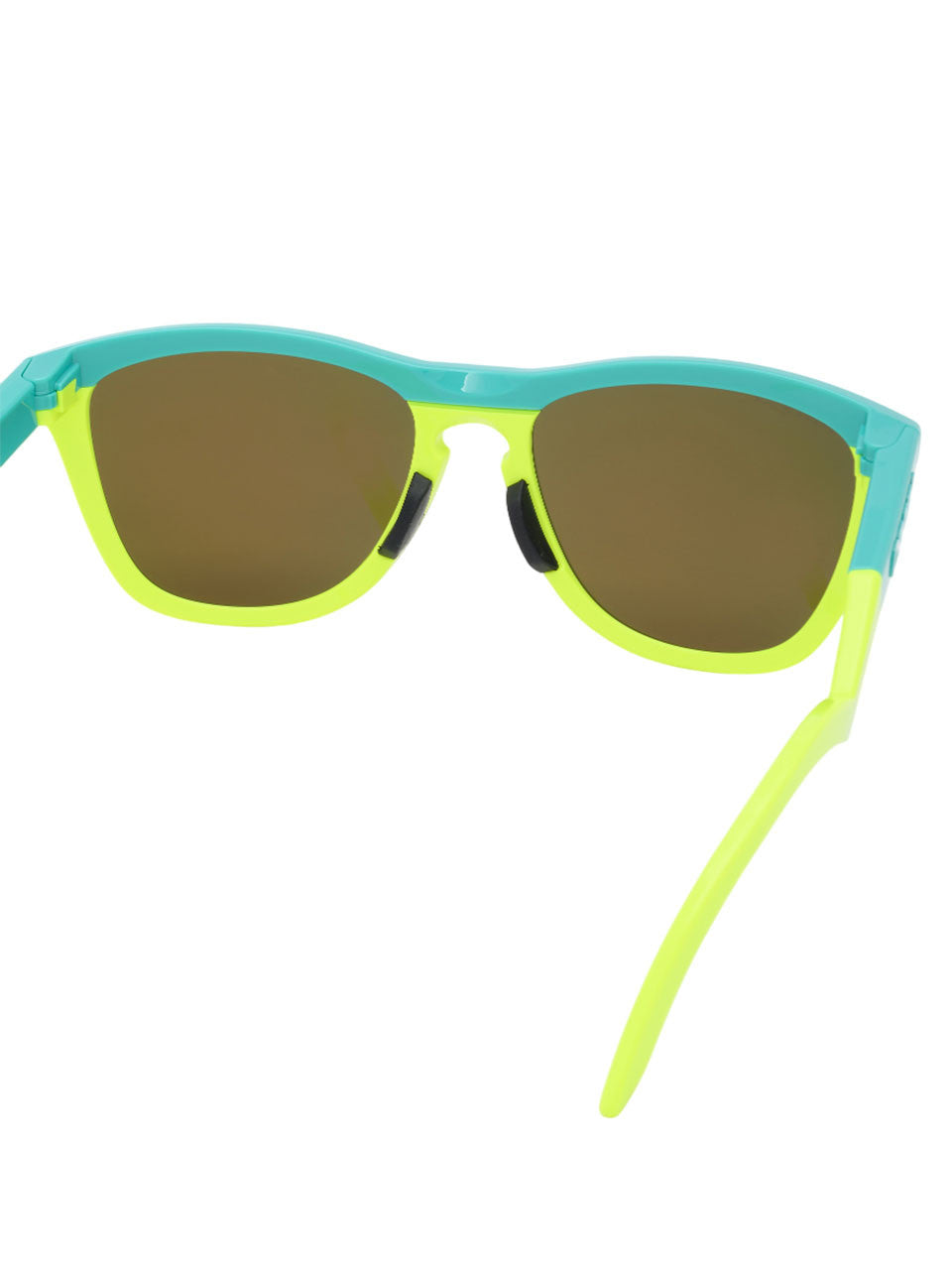 Oakley Frogskins Hybrid Sunglasses - Celeste Tennis Ball Yellow w/ Prizm Ruby