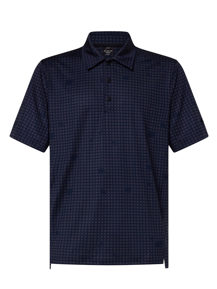 Oakley Grid Camo Polo - Grid Print Abyss