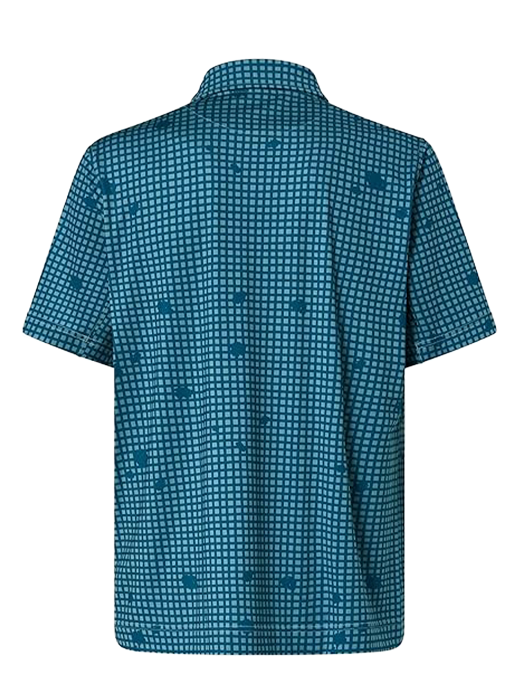 Oakley Grid Camo Polo - Grid Print Balsam