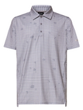 Oakley Grid Camo Polo - Grid Print Cement