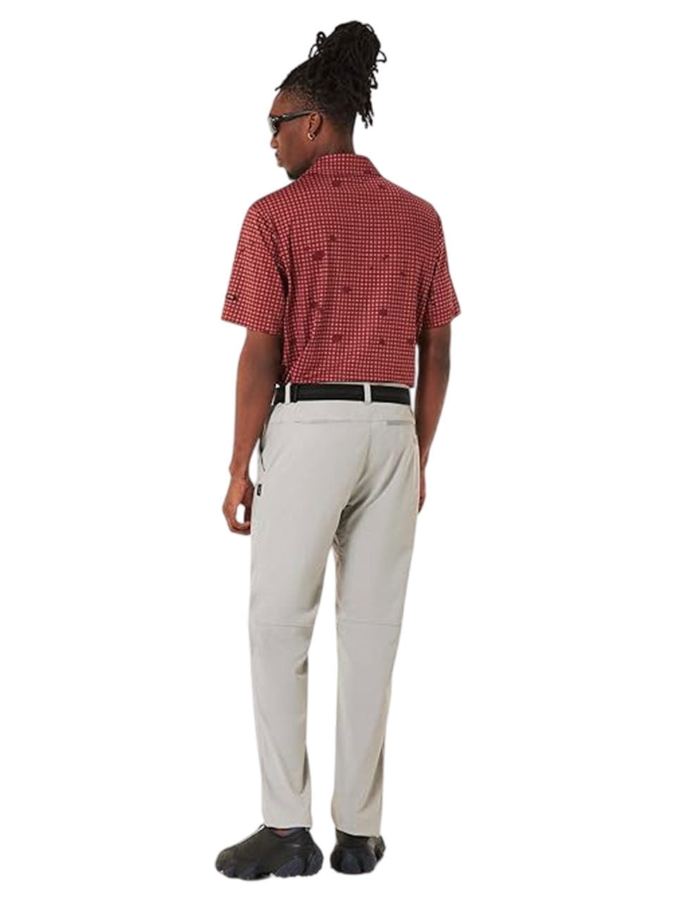 Oakley Grid Camo Polo - Grid Print Rosewood