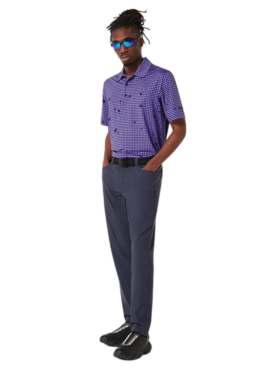 Oakley Grid Camo Polo - Grid Print Violet