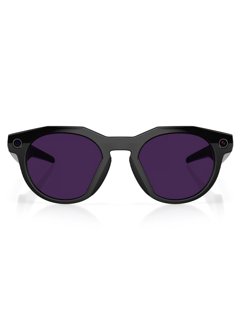 Oakley Meta HSTN Sunglasses - Black w/ Transitions Amethyst