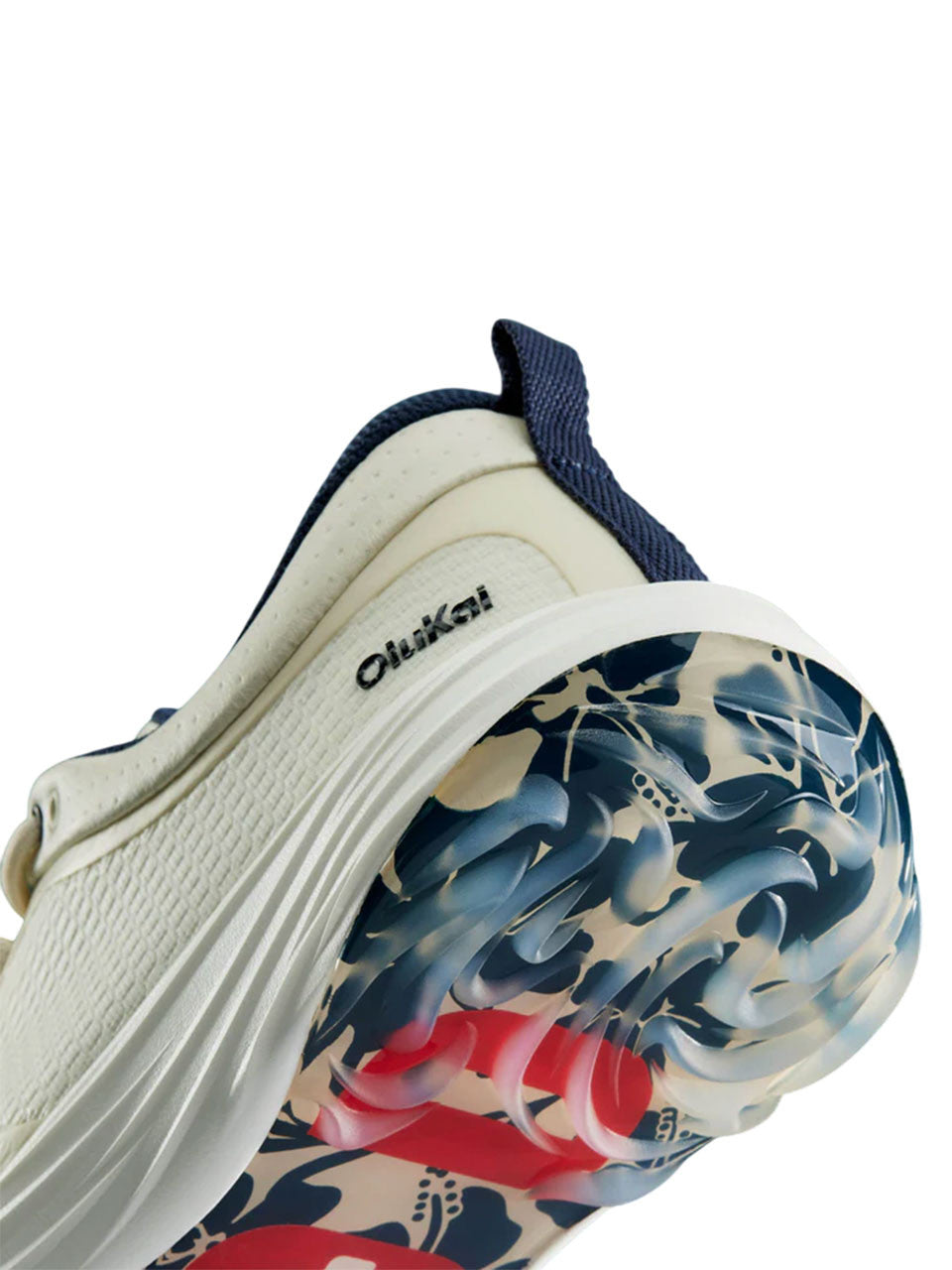 OluKai Mākena Golf Shoes - White Sand/White Sand
