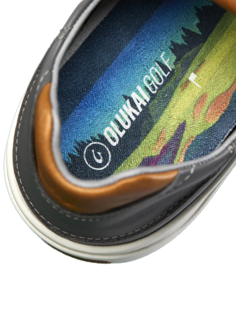 OluKai Wai‘alae Golf Shoes - Stone/Stone