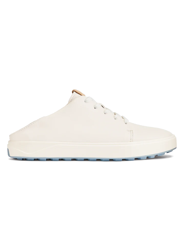 OluKai Womens Wai‘alae Golf Shoes - White/White