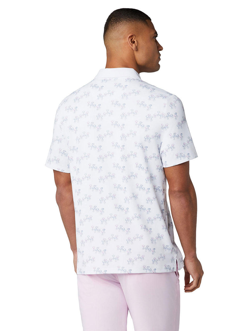 Original Penguin Aerial Cocktail Novelty Polo - Bright White