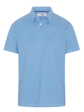Original Penguin Archives Original Micro Geo Polo - Malibu Blue