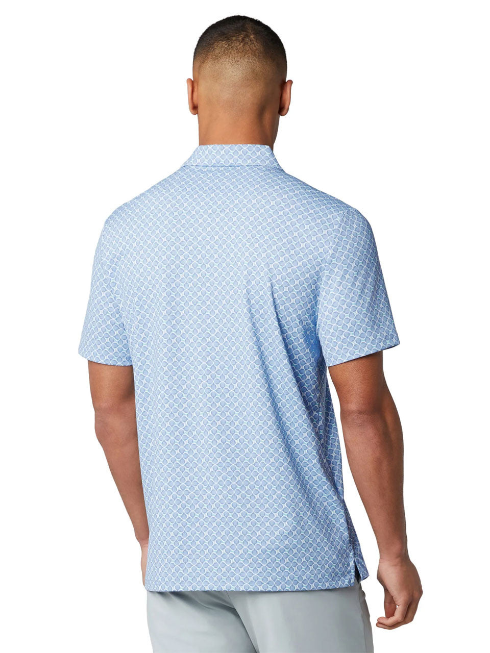 Original Penguin Birdseye View Pete Novelty Polo - Baby Blue Jay