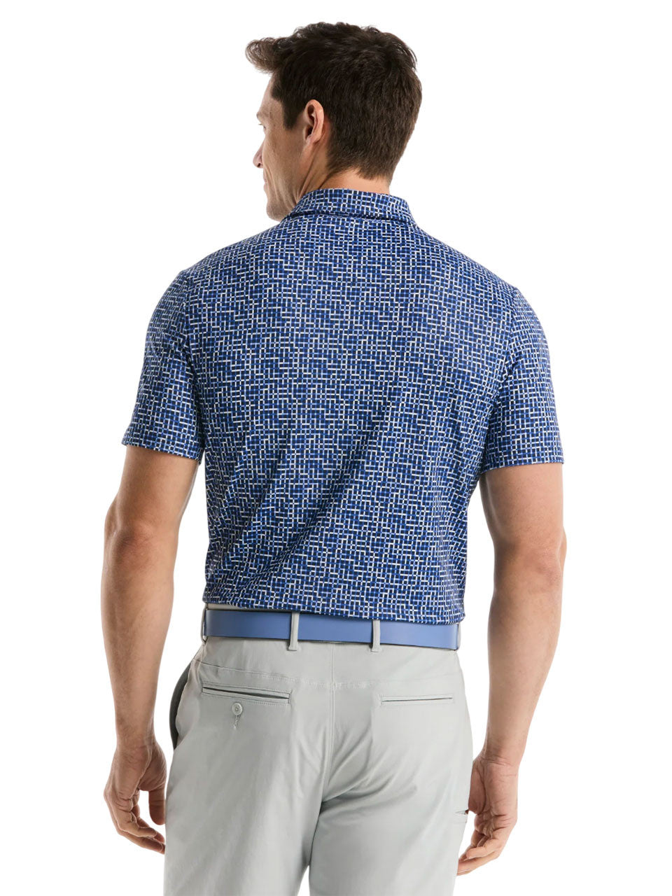 Original Penguin Colour Theory Gingham Polo - Black Iris