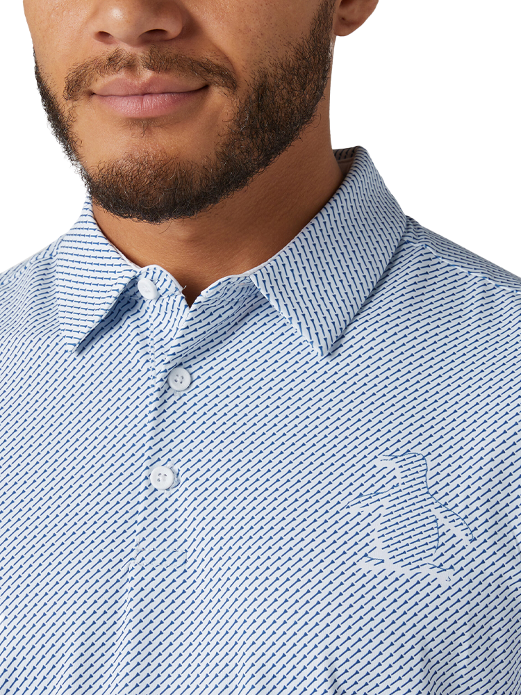Original Penguin Dimensional "Pete" Tee Twill Polo - Bright White