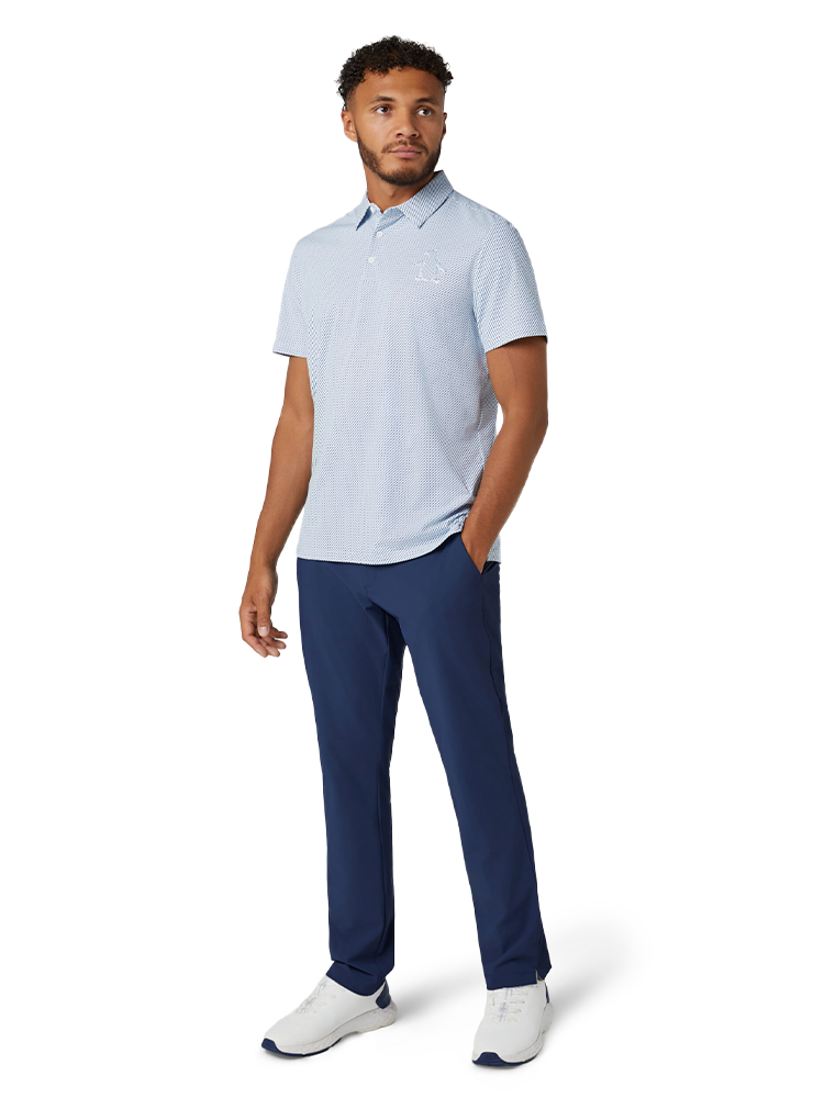 Original Penguin Dimensional "Pete" Tee Twill Polo - Bright White