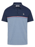 Original Penguin "Engineered "P" Colour Block Polo - Black Iris