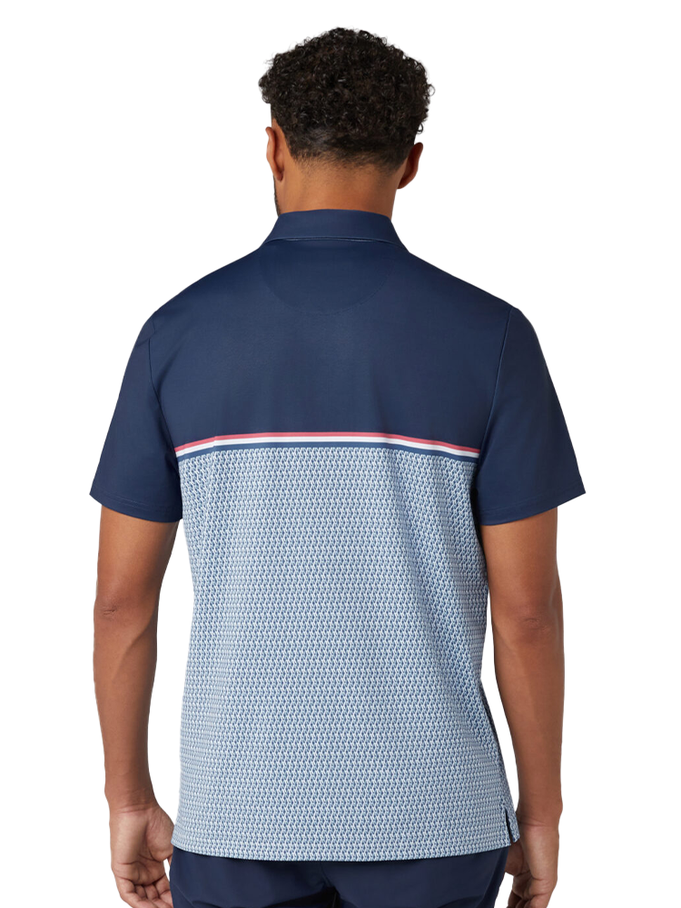 Original Penguin "Engineered "P" Colour Block Polo - Black Iris