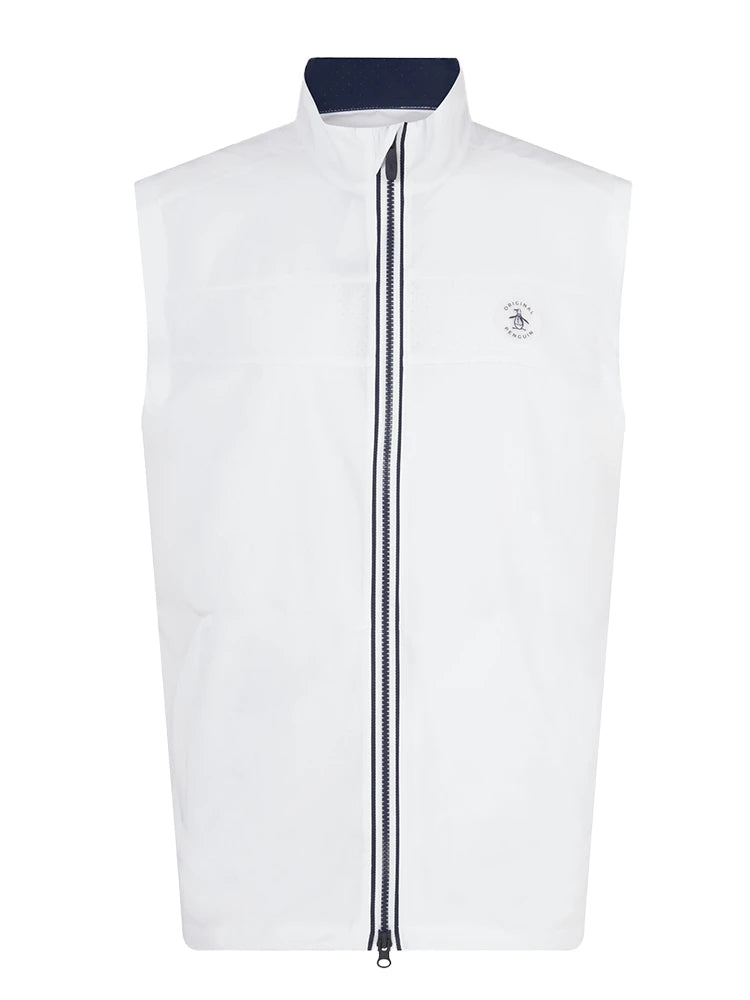 Original Penguin Lightweight Packable Vest - Bright White