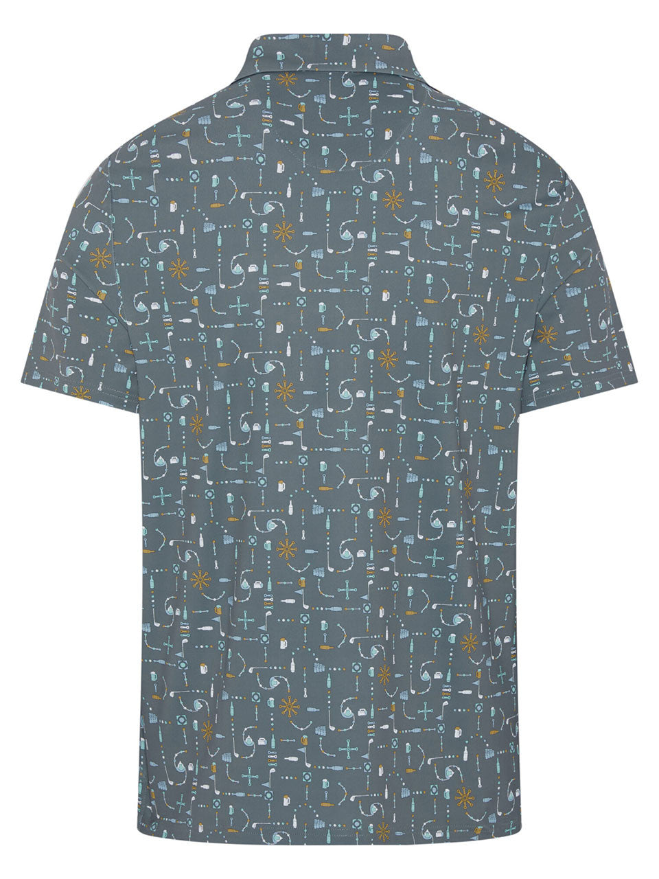 Original Penguin Pete's Beer Pong Geo Polo - Quiet Shade