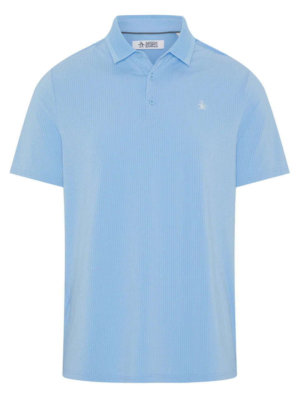 Original Penguin The Seersucker Drivers Polo - Baby Blue Jay