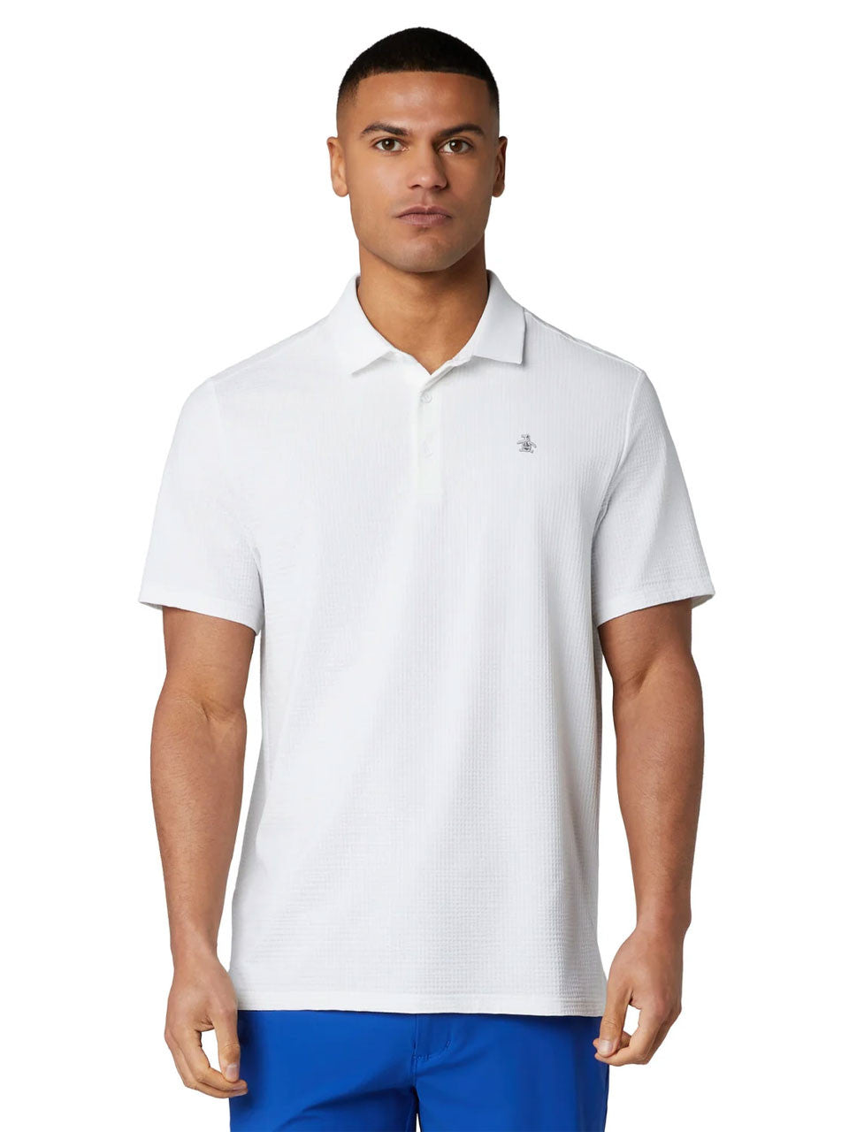 Original Penguin The Seersucker Drivers Polo - Bright White