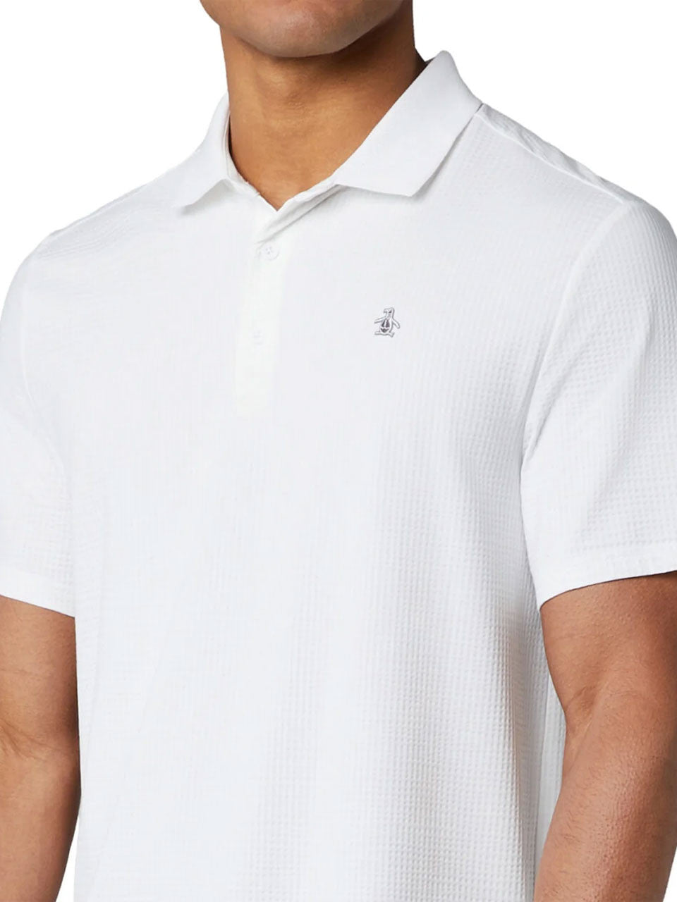 Original Penguin The Seersucker Drivers Polo - Bright White