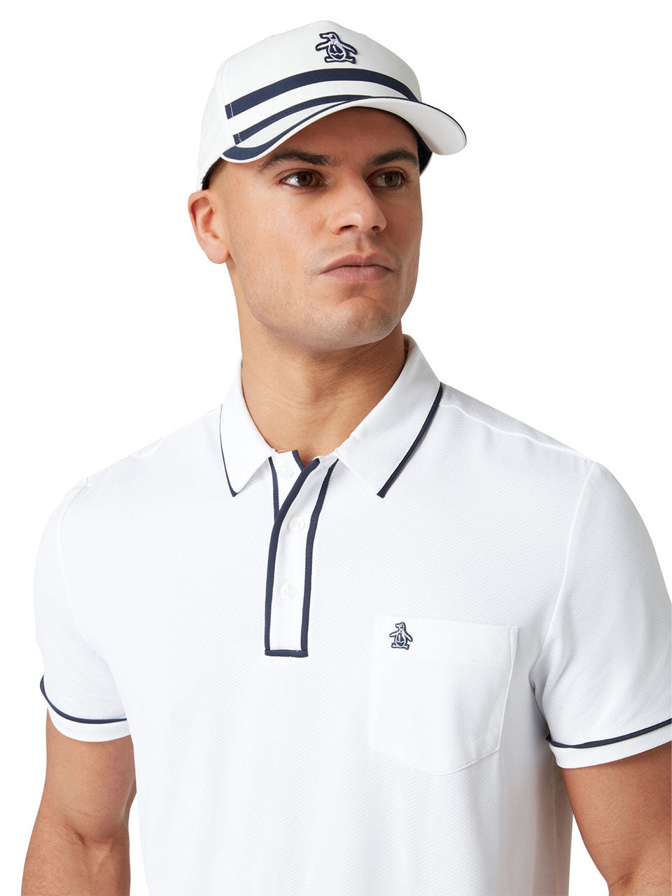 Original Penguin The Technical Earl Polo - Bright White