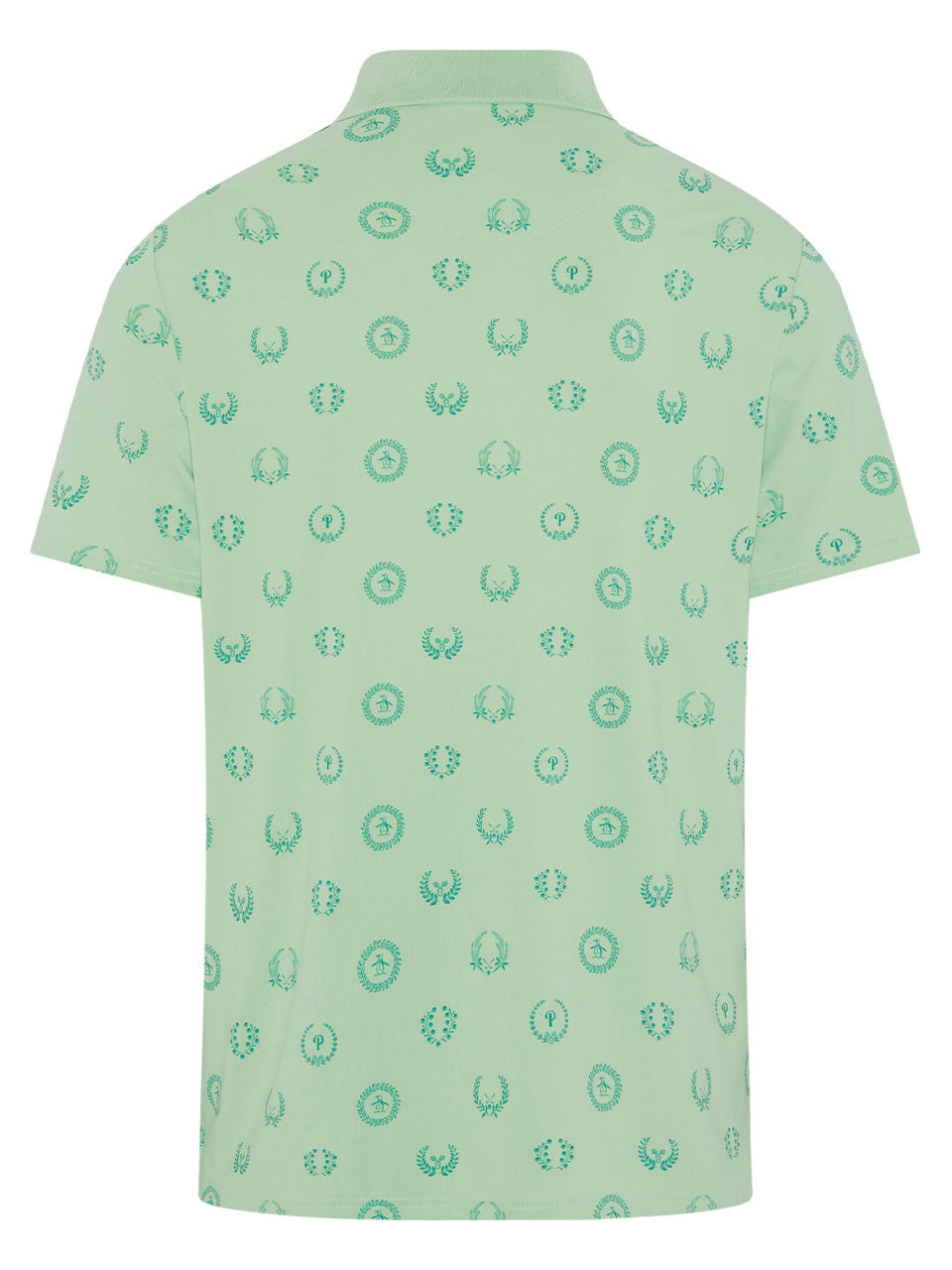 Original Penguin Victory Crest Jacquard Polo - Lichen