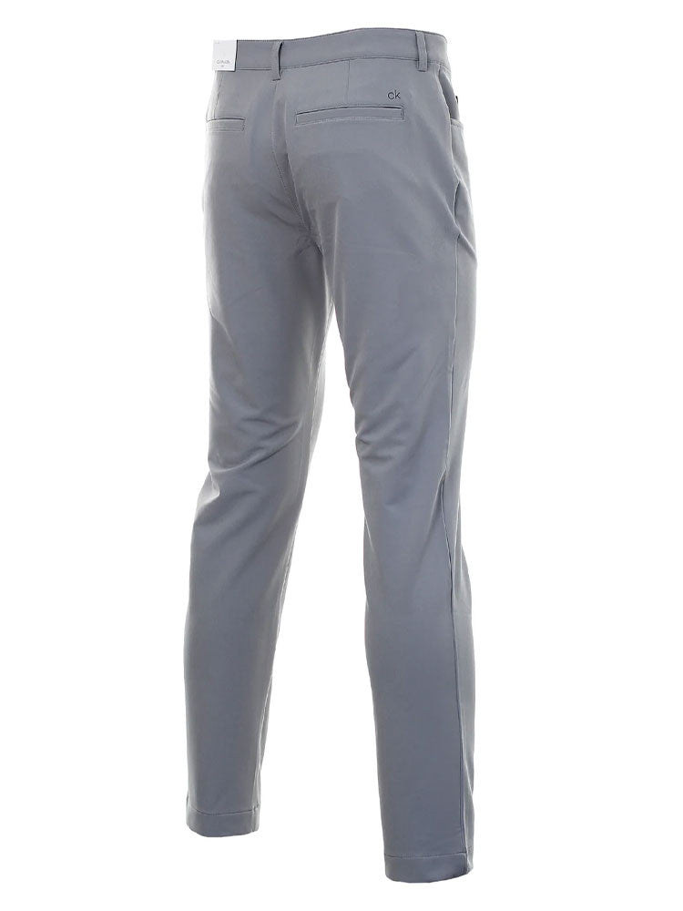 Calvin Klein Genius 4-Way Stretch Slim Fit Trouser - Silver