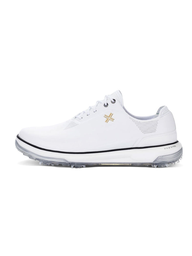 Payntr Golf Eighty Seven SC Golf Shoes - White/Black/Gold