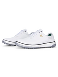 Payntr Golf Eighty Seven SC Golf Shoes (Wide Fit) - White/Black/Gold