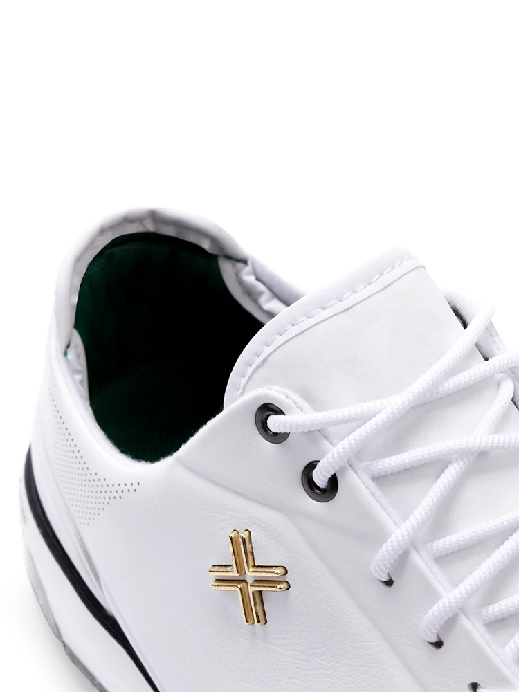 Payntr Golf Eighty Seven SC Golf Shoes (Wide Fit) - White/Black/Gold