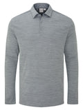 Ping Creek Long Sleeve Polo - Rock Melange