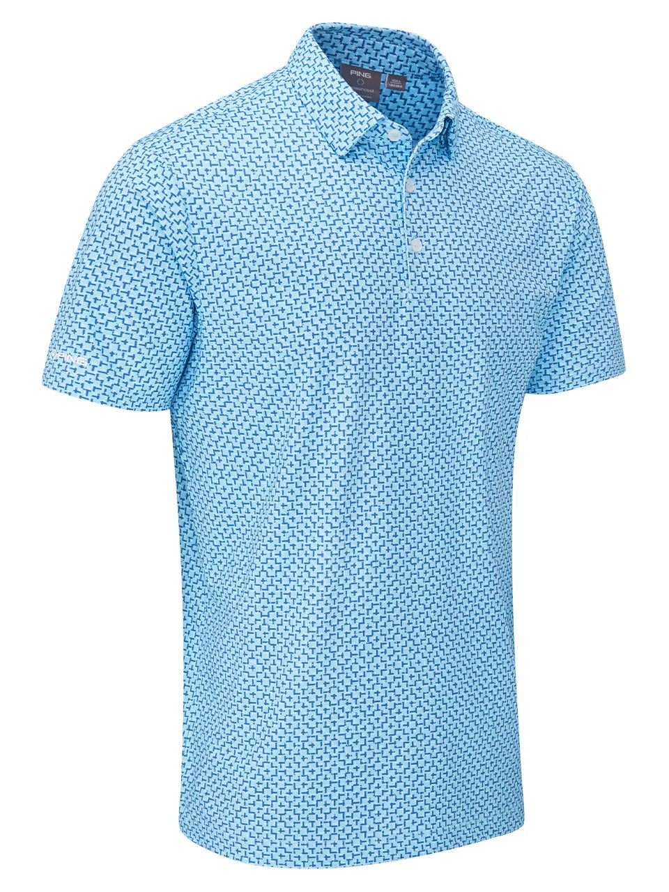 Ping Ephron Polo Shirt - Baltic Sea Multi