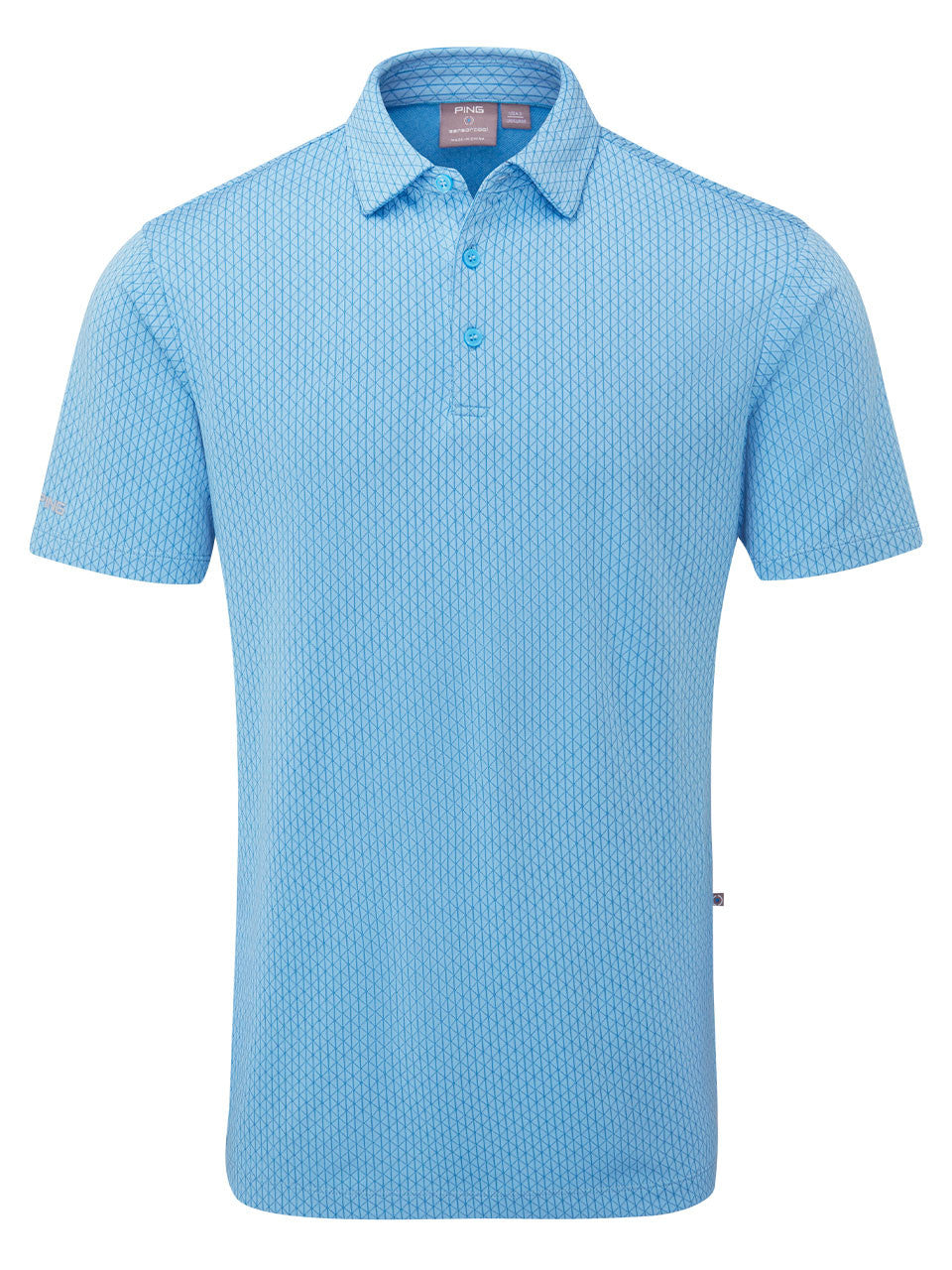 Ping Hershel Polo Shirt - Baltic Sea Multi