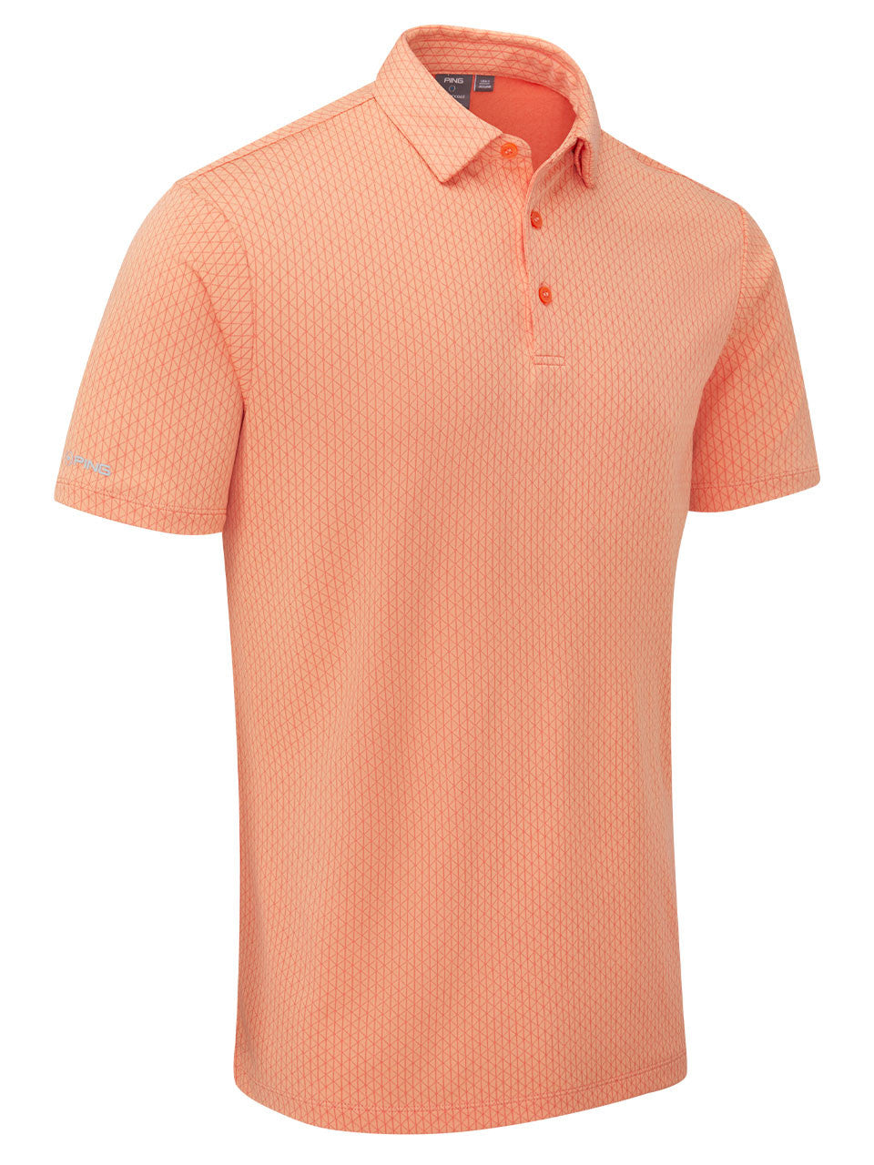 Ping Hershel Polo Shirt - Wild Salmon Multi