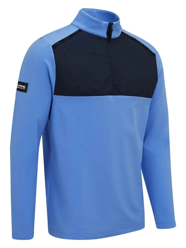 Ping Keeton Midlayer - Cornflower Blue/Navy
