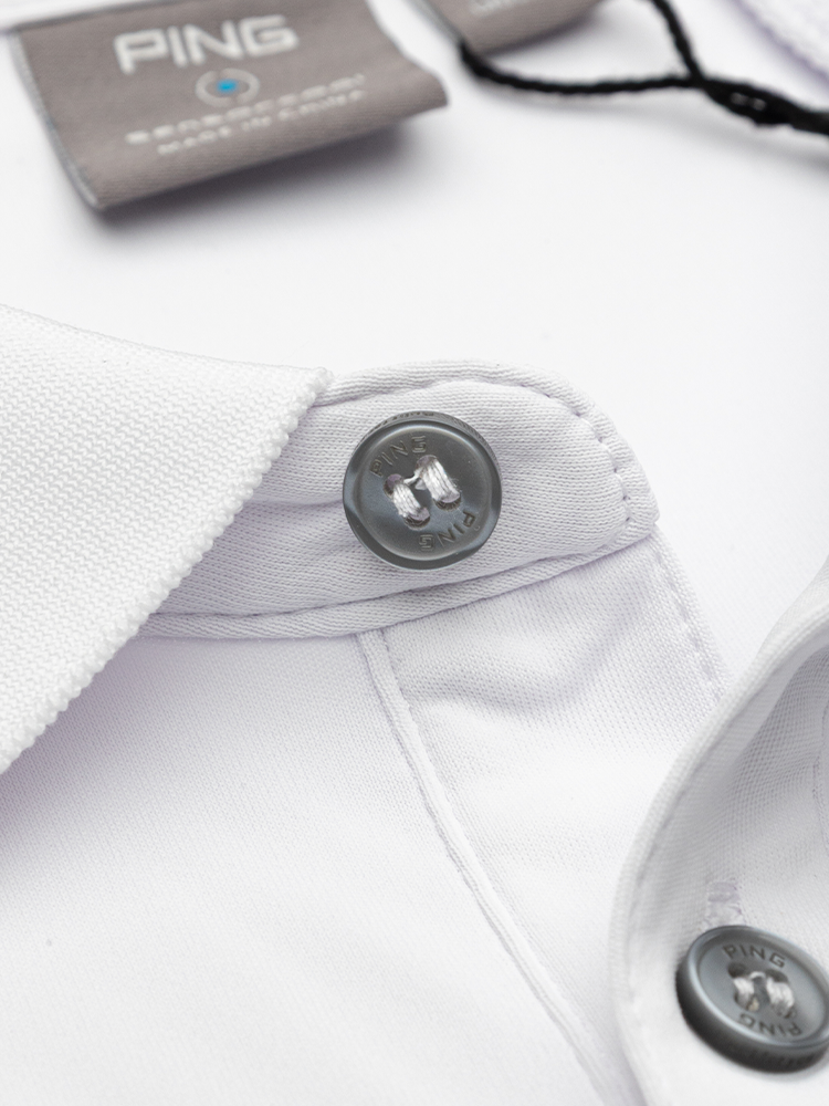 Ping Lindum Tailored Fit Polo - White