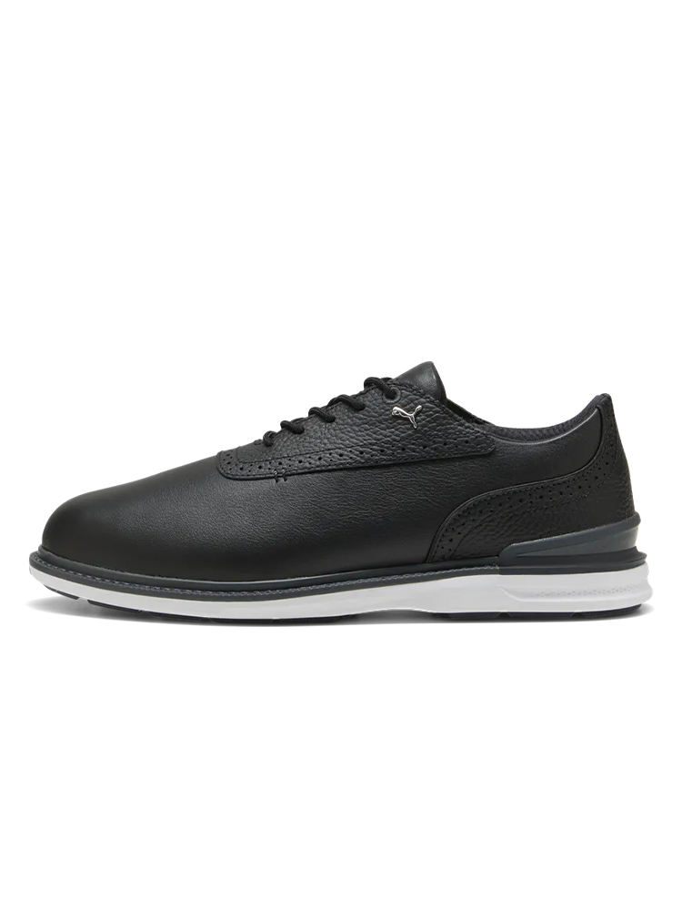 Puma Avant 2.0 Wide Golf Shoes - Puma Black/Flat Dark Grey/Lemon Crush