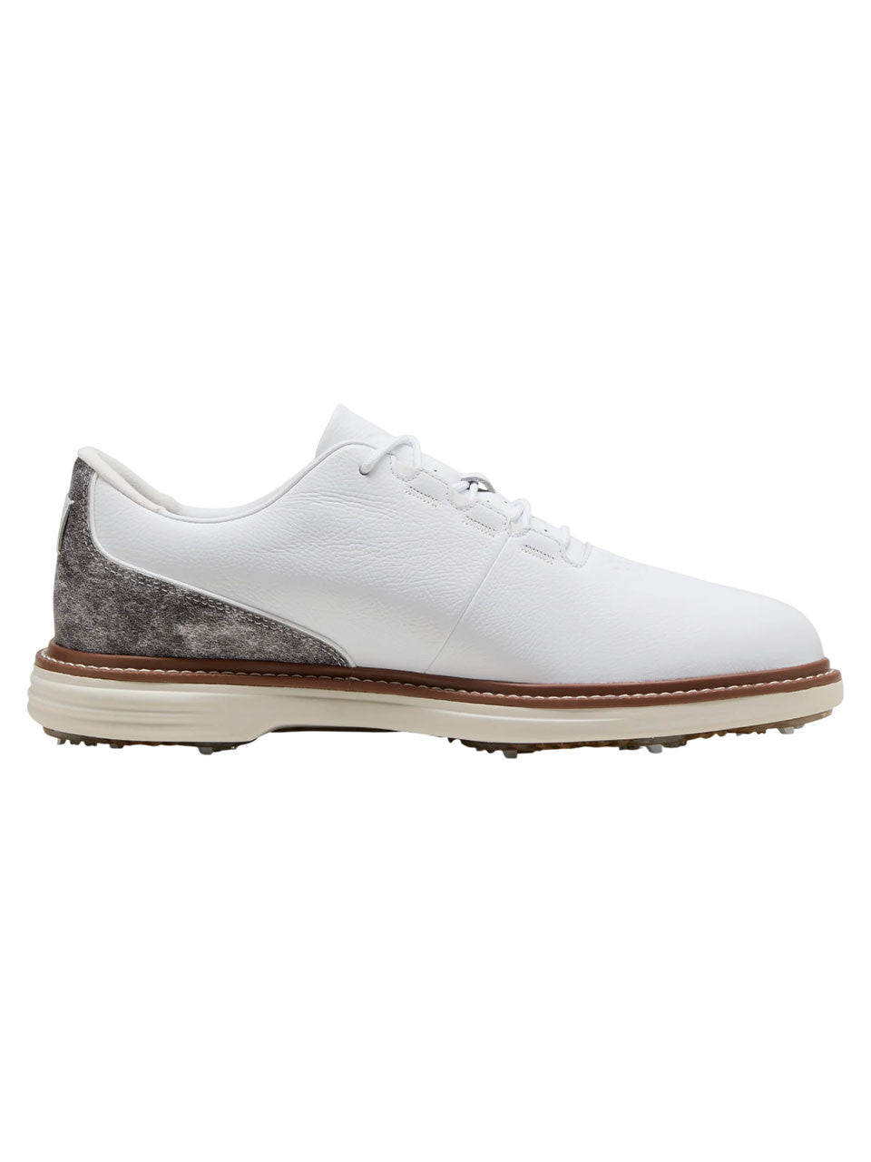 Puma Avant Tour Golf Shoes - Puma White/Brown Mushroom
