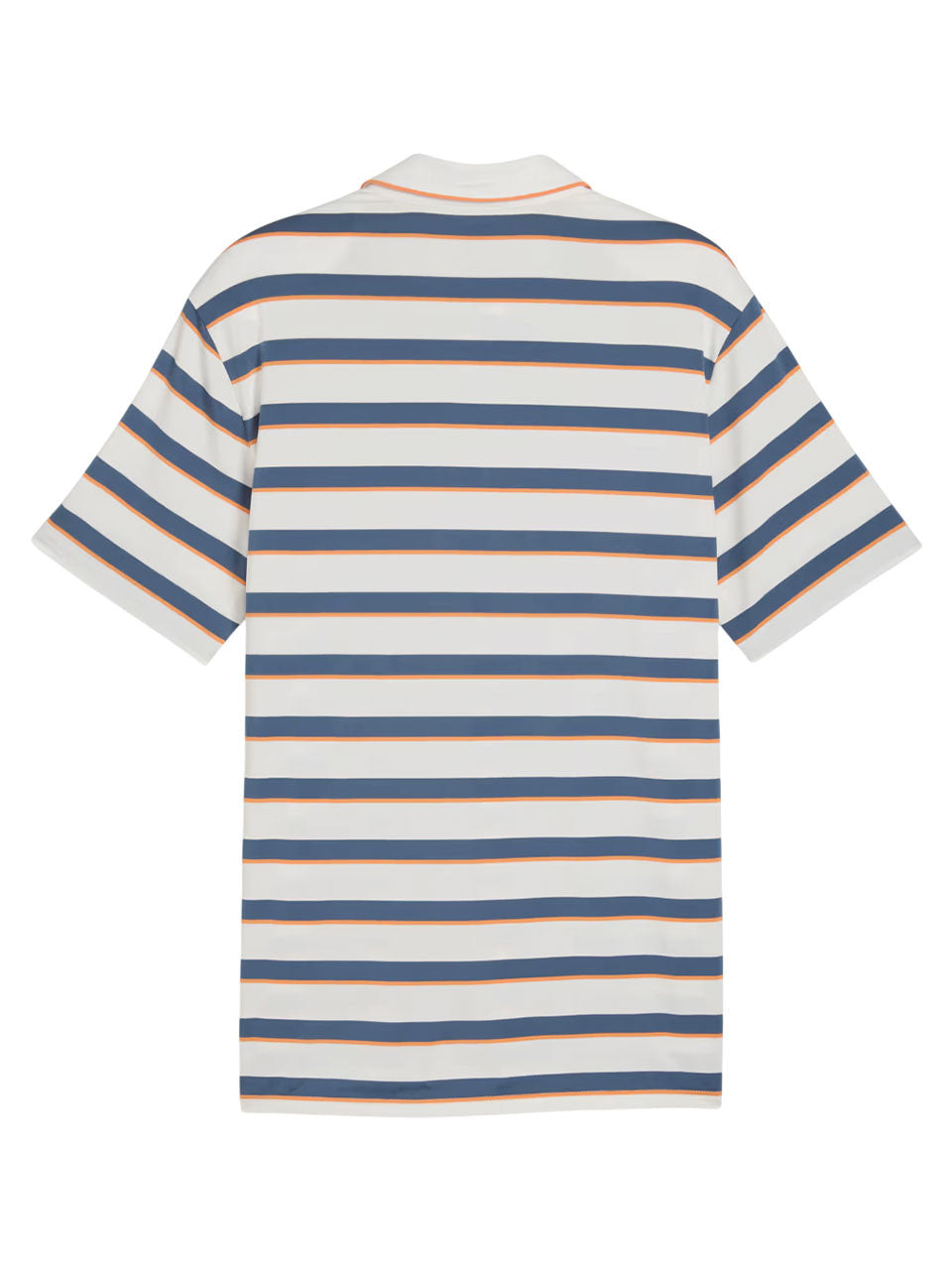 Puma CLOUDSPUN Stripe Polo - Warm White/Dark Indigo