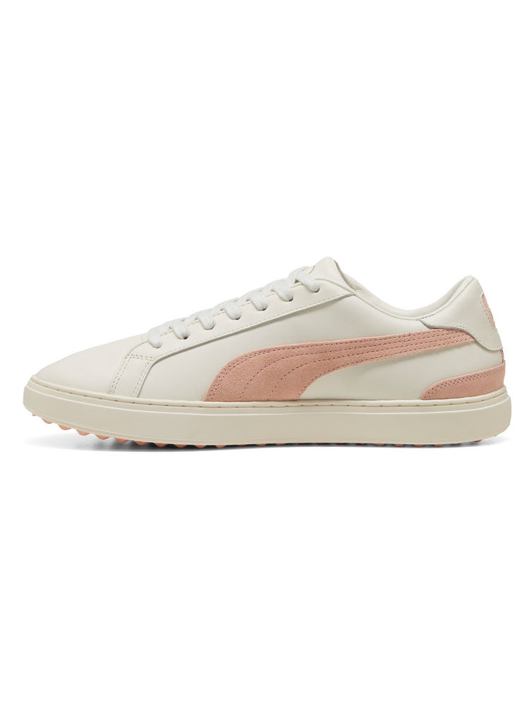 Puma Classic G Peaches Golf Shoes - Warm White/Tropical Peach