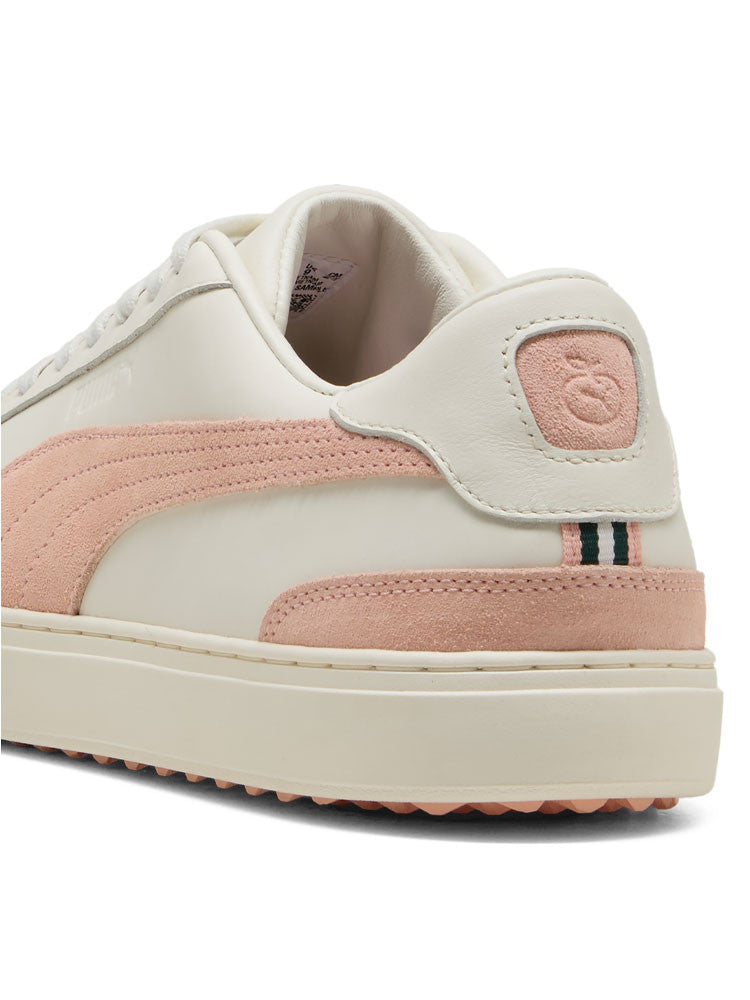 Puma Classic G Peaches Golf Shoes - Warm White/Tropical Peach