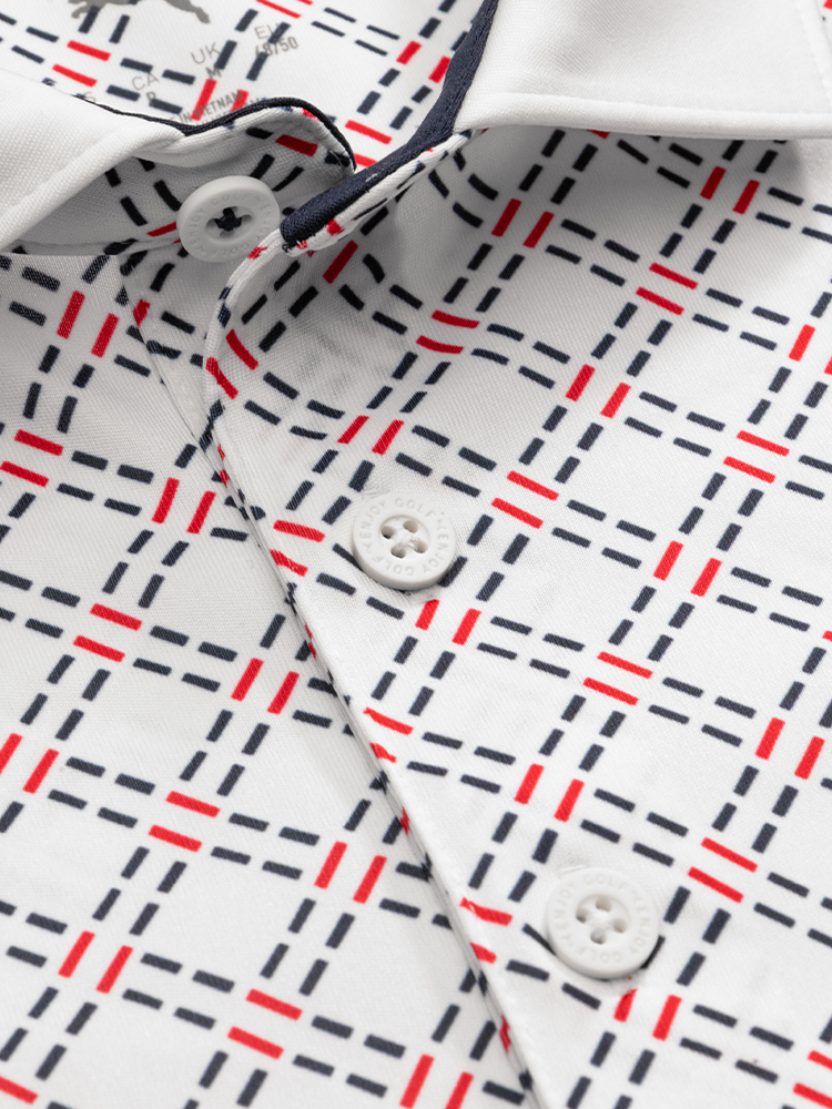 Puma Eaton Polo - White Glow/Deep Navy